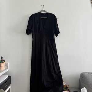 EUC trashy diva Anastasia dress in black stretch rayon size 18